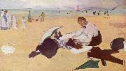 Beach Scene Edgar Degas